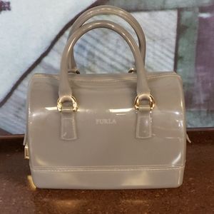 Gray Furla Candy Bag
